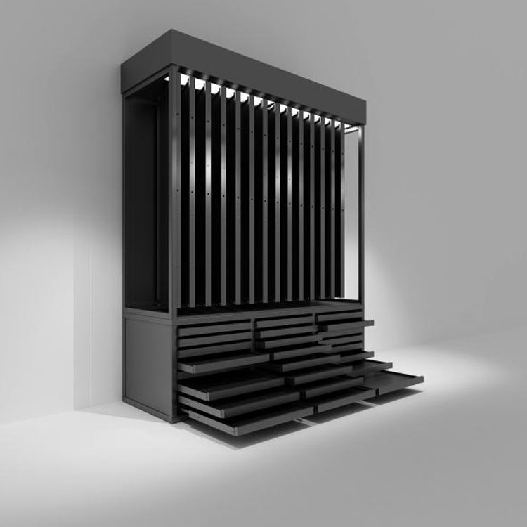 Rack de exibição de cerâmica